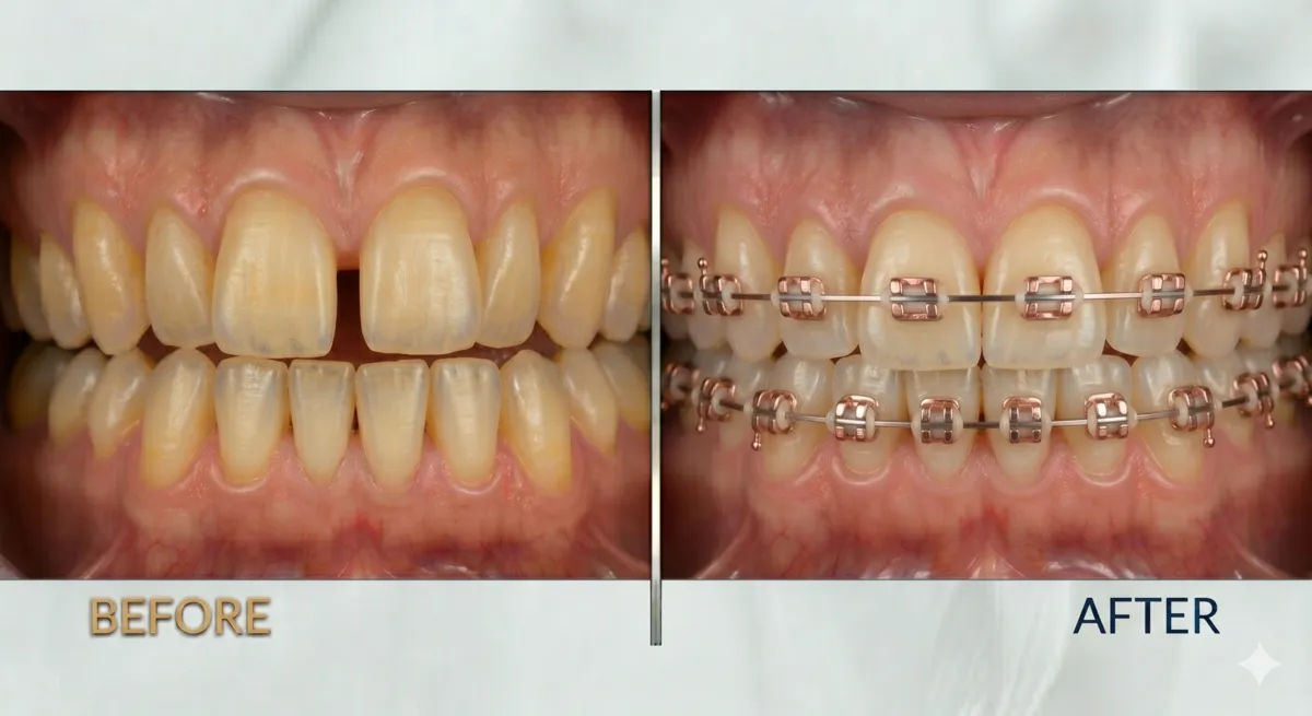 Teeth Alignment Result