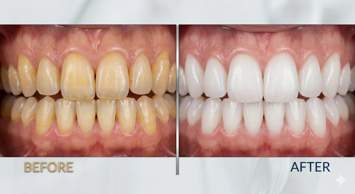 Teeth Whitening Result